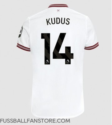 West Ham United Mohammed Kudus #14 Replik Auswärtstrikot 2023-24 Kurzarm